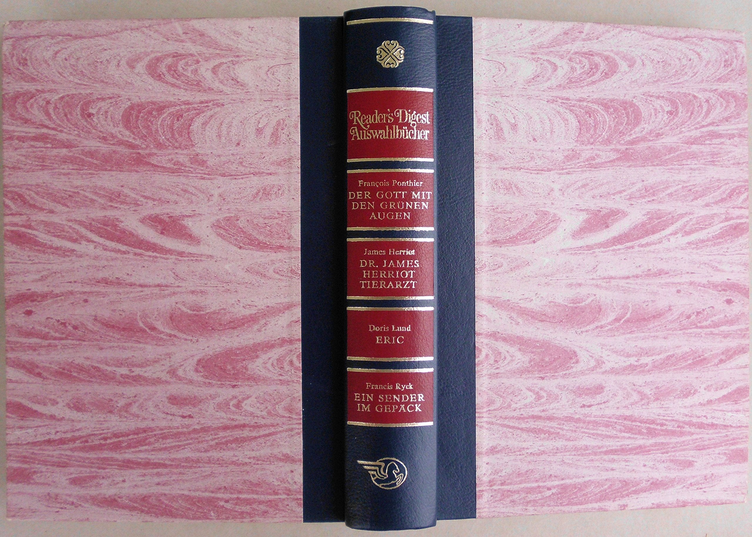 Der Gott mit den grünen Augen. Herriot, James: Dr. James Herriot - Tierarzt. Lund, Doris: Eric - der wunderbare Funke Leben. Ryck, Francis: Ein Sender im Gepäck. (Reader's Digest Auswahlbücher) Books