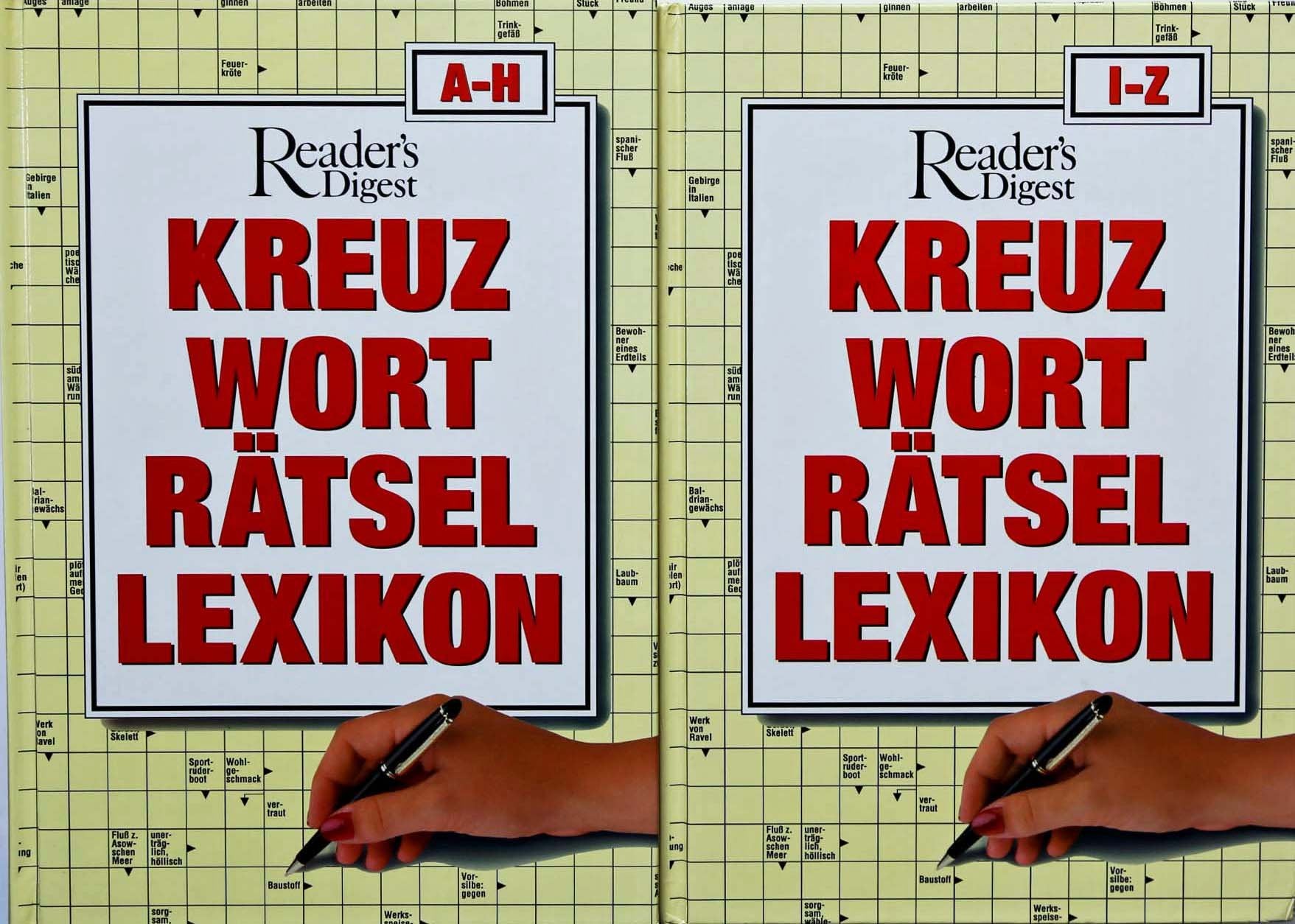 Reader`s Digest Kreuzworträtsellexikon. A-H und I-Z. In zwei Büchern Books