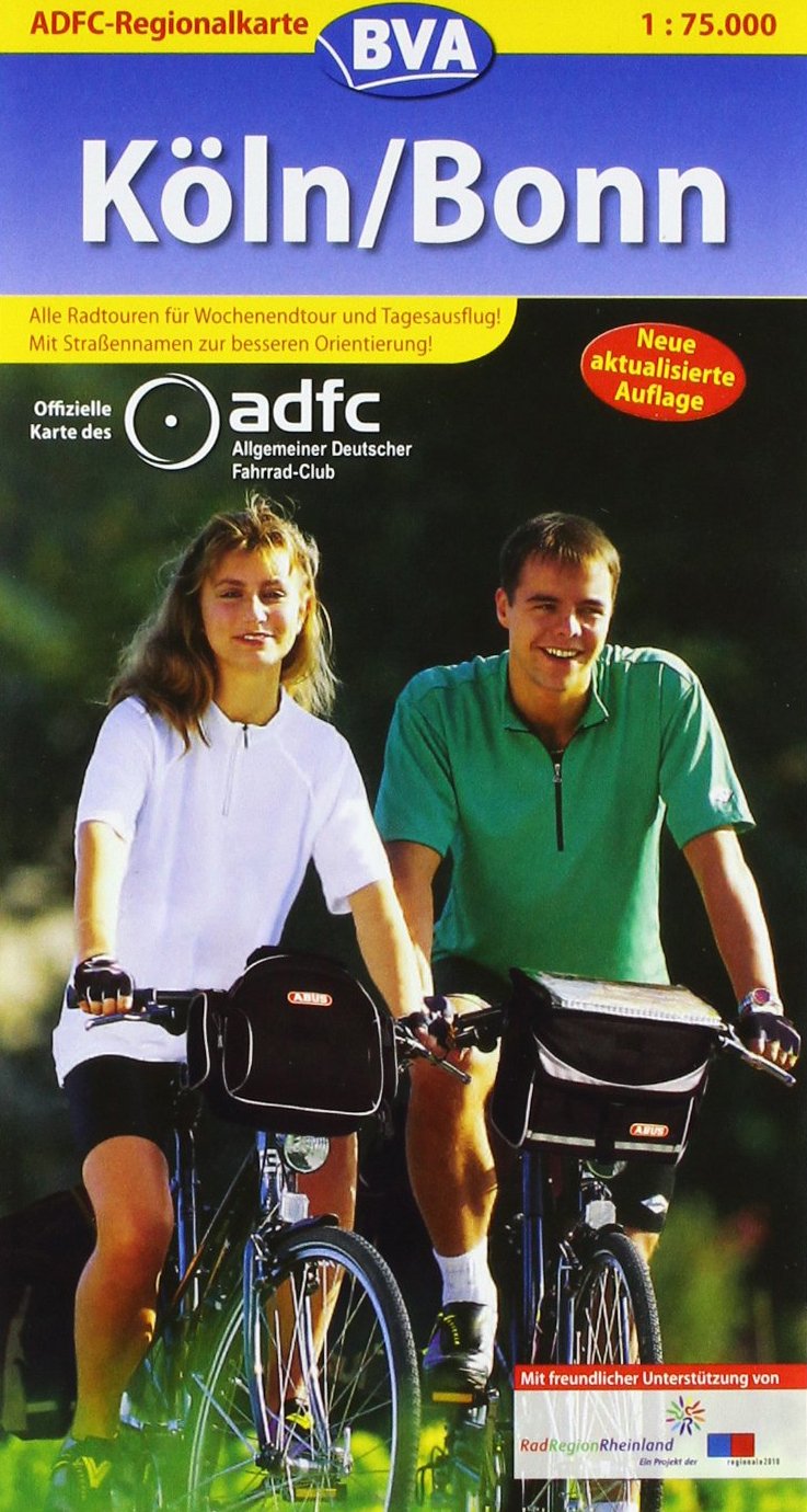 ADFC Regionalkarten, Köln/Bonn: Alle Radtouren für Wochenendtour und Tagesausflug! Mit Straßennamen zur besseren Orientierung!. Offizielle Karte d. ... Fahrrad-Club (ADFC-Regionalkarte 1:75000) Leisure, Home & Garden