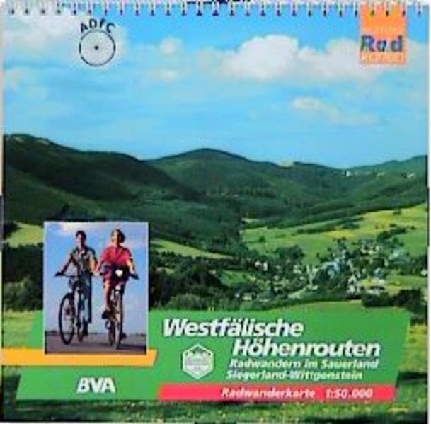 Westfälische Höhenrouten: Radwanderführer. 1:50000 Leisure, Home & Garden