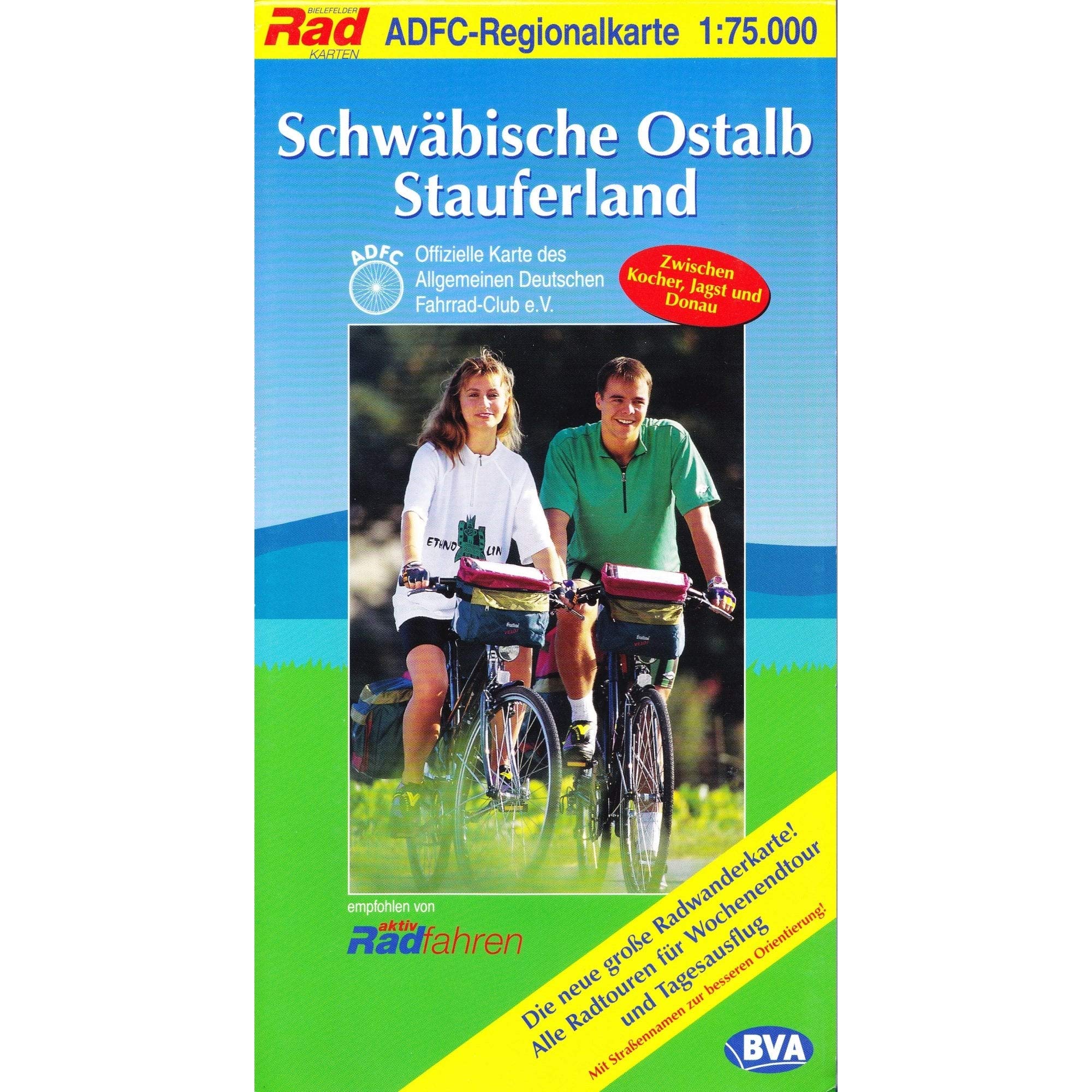 ADFC Regionalkarten, Schwäbische Ostalb, Stauferland: Zwischen Kocher, Jagst und Donau. Die neue große Radwanderkte.! Alle Radtouren f. Wochenendtour ... Fahrrad-Club (ADFC-Regionalkarte 1:75000) Leisure, Home & Garden