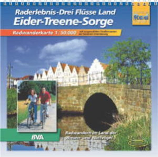 Radererlebnis Drei-Flüsse-Land: Eider-Treene-Sorge. Massstab 1:50000. Radwanderführer Leisure, Home & Garden