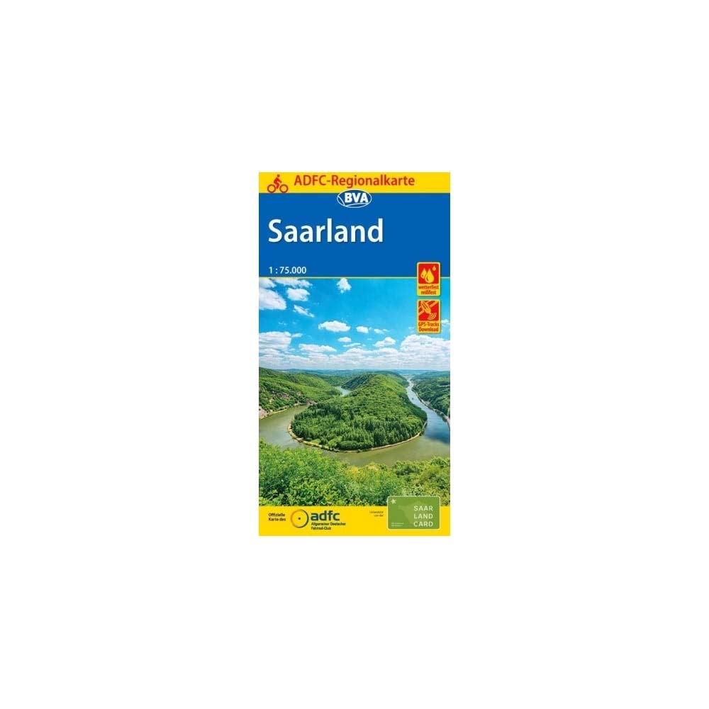 ADFC-Regionalkarte Saarland 1 : 75 000 Leisure, Home & Garden