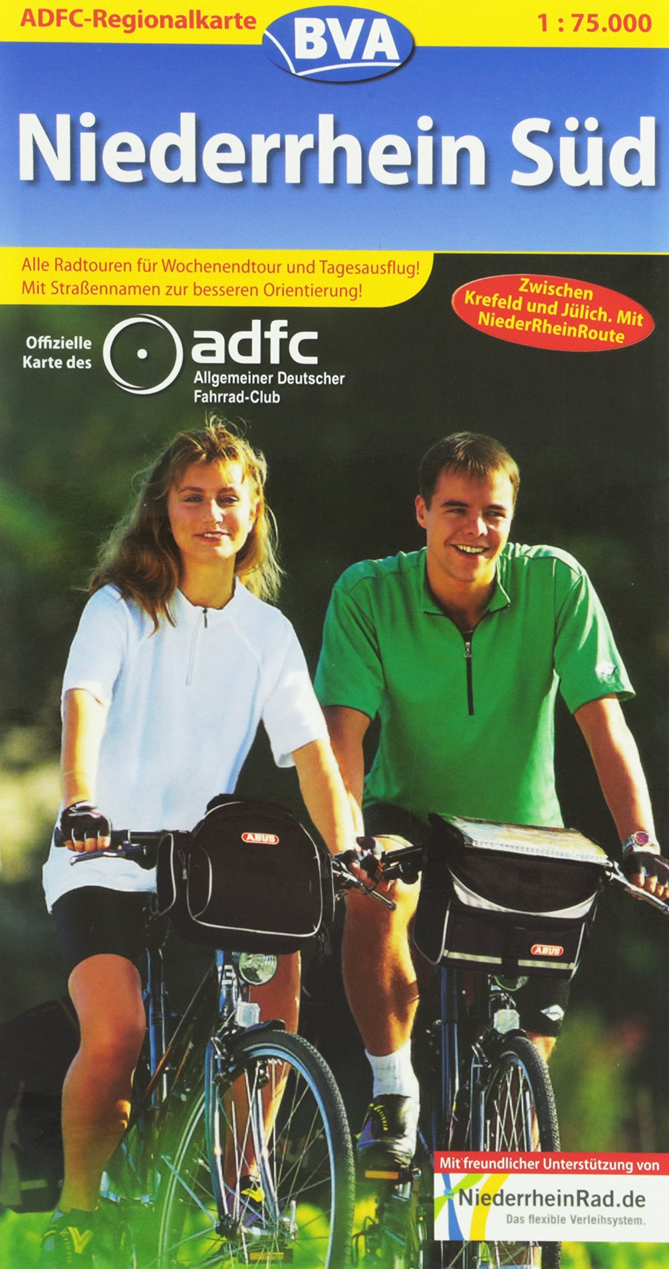 Niederrhein Süd: ADFC-Regionalkarte 1:75.000 Leisure, Home & Garden