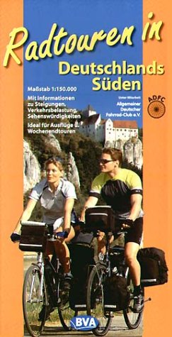 Radtouren in Deutschland. Der Süden: Box mit 15 Einzelkarten Maps & Plans