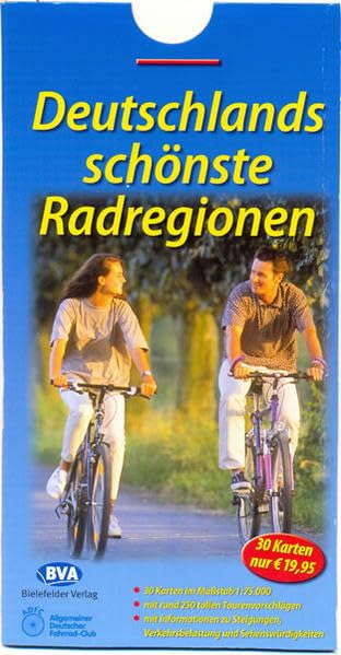 Deutschlands schönste Radregionen: Kartenset mit 30 Einzelkarten Leisure, Home & Garden