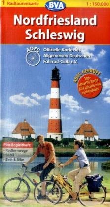 Nordfriesland /Schleswig: ADFC-Radtourenkarte. Maßstab 1:150.000 Leisure, Home & Garden