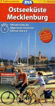Ostseeküste /Mecklenburg: ADFC-Radtourenkarte 1:150.000 Leisure, Home & Garden