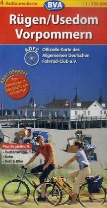 Rügen/ Usedom/Vorpommern (ADFC-Radtourenkarte 1:150.000) Leisure, Home & Garden