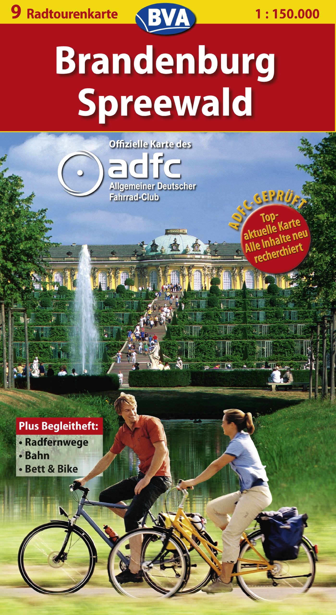 Brandenburg /Spreewald: ADFC-Radtourenkarte 1:150.000 Leisure, Home & Garden