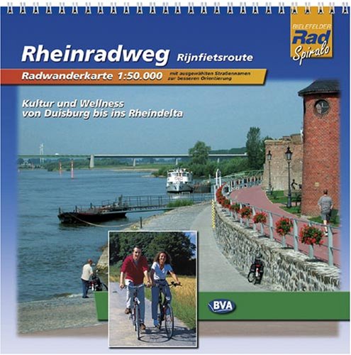 Rheinradweg /Rijnfietsroute: Spiralo Maßstab 1:50000 Leisure, Home & Garden