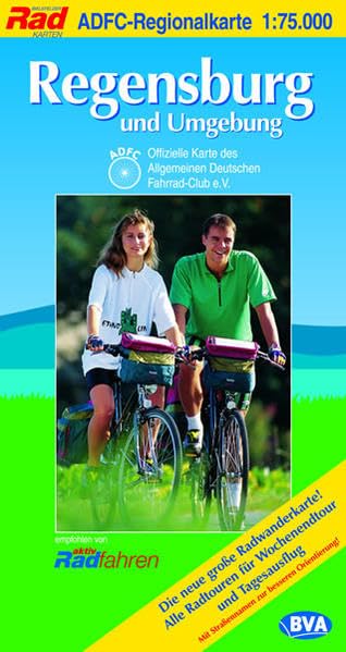 Regensburg und Umgebung: Die neue große Radwanderkarte! Alle Radtouren für Wochenendtour und Tagesausflug. Mit Straßennamen zur besseren Orientierung. ... Fahrrad-Club (ADFC-Regionalkarte 1:75000) Leisure, Home & Garden