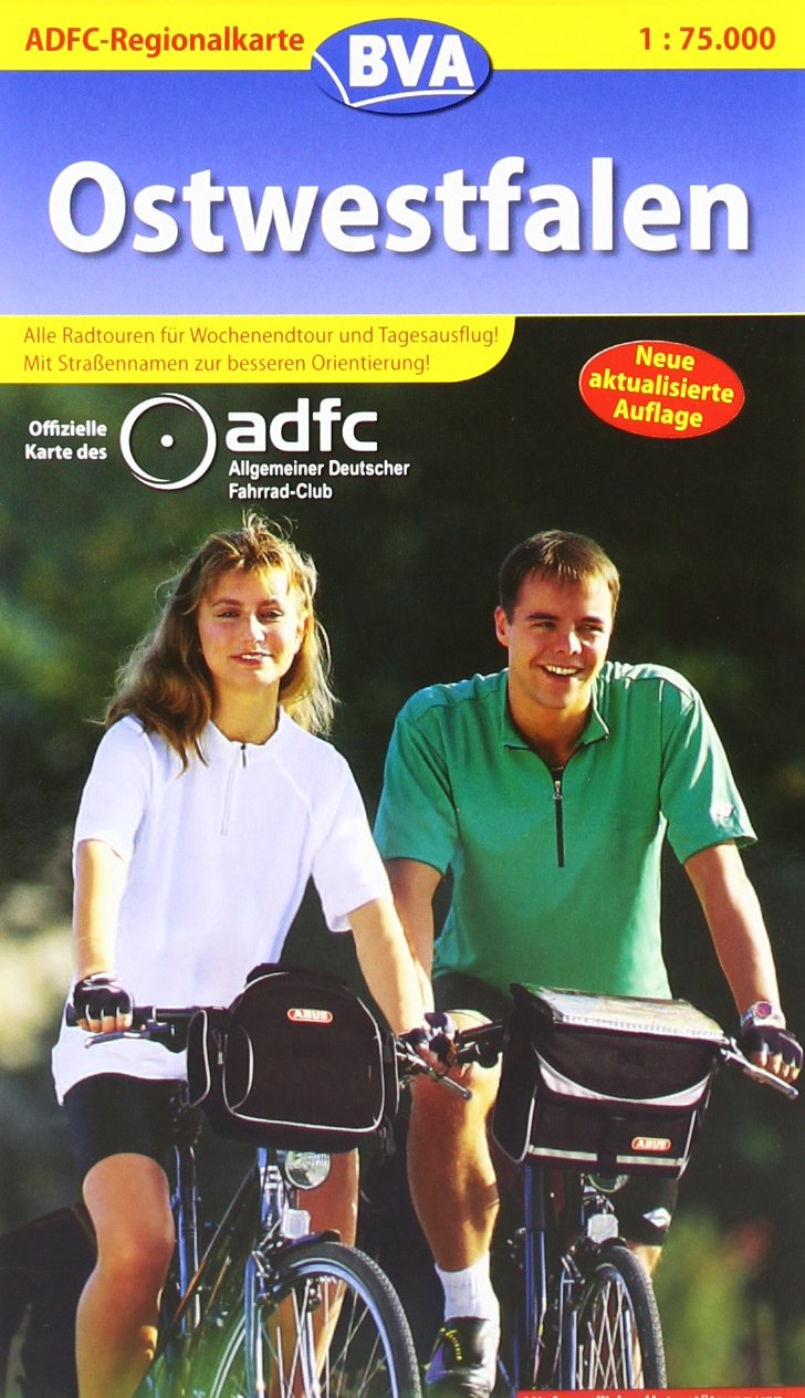 ADFC Regionalkarten : Ostwestfalen 1:75.000 Leisure, Home & Garden