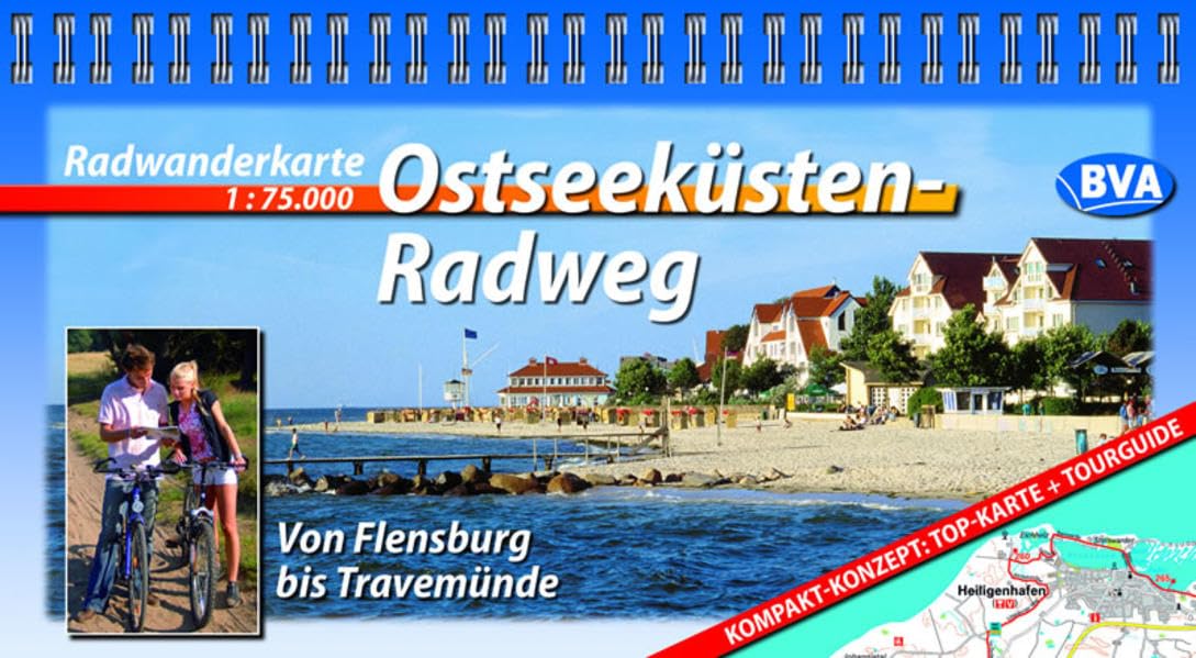 Ostseeküsten-Radweg 1 : 75 000. Radwanderkarte Leisure, Home & Garden