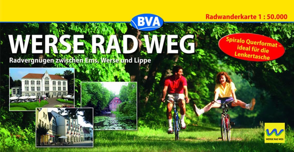 Kompaktspiralo Werseradweg: Radvergnügen zwischen Ems, Werse und Lippe. Radwanderkarte Leisure, Home & Garden