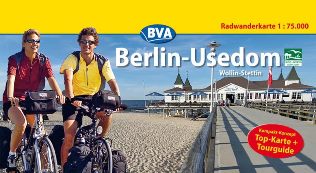 Berlin-Usedom. Radwanderkarte 1 : 75000 Leisure, Home & Garden