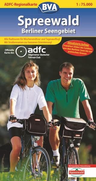 ADFC-Regionalkarte Spreewald /Berliner Seengebiet mit Tagestouren-Vorschlägen, 1:75.000: Frankfurt (Oder) bis Cottbus, von den Berliner Seen bis zur polnischen Grenze (ADFC-Regionalkarte 1:75000) Leisure, Home & Garden