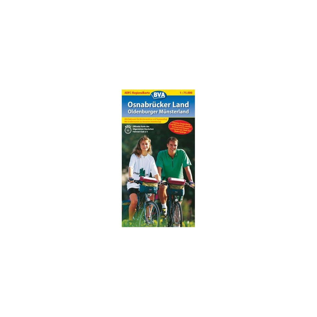ADFC-Regionalkarte Osnabrücker Land /Oldenburger Münsterland mit Tagestouren-Vorschlägen, 1:75.000: Zwischen Cloppenburg, Teutoburger Wald und Münsterland (ADFC-Regionalkarte 1:75000) Leisure, Home & Garden