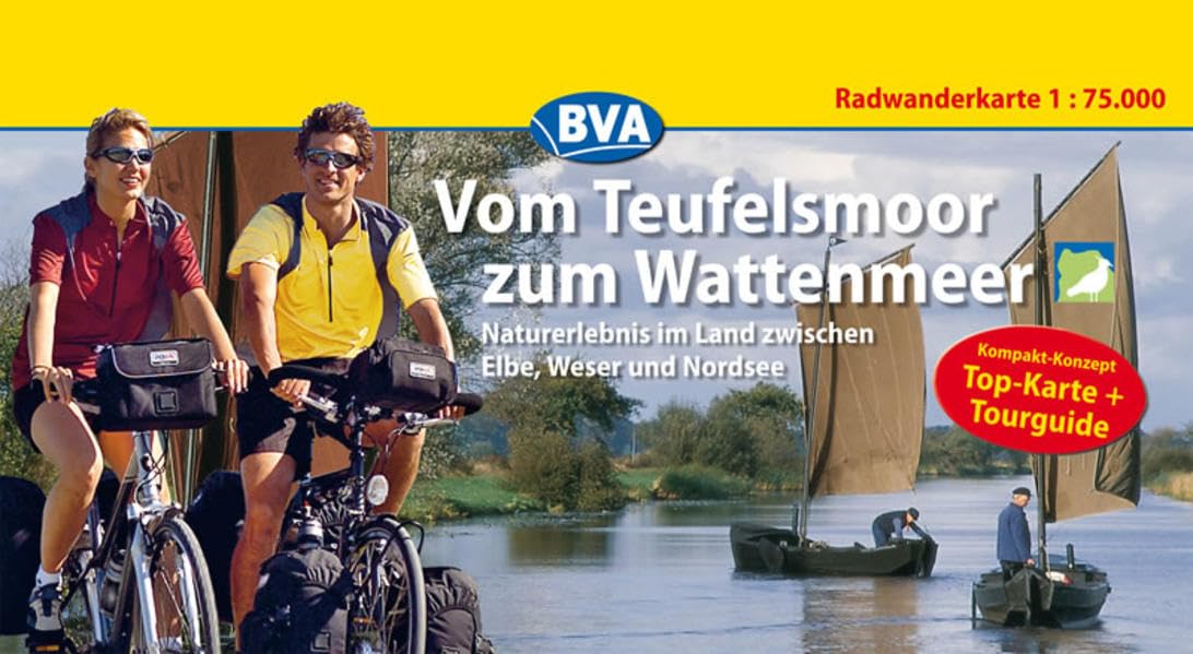 Vom Teufelsmoor zum Wattenmeer 1 : 75 000. Radwanderkarte Leisure, Home & Garden