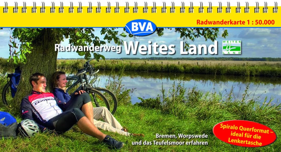 Kompakt-Spiralo BVA Radwanderweg Weites Land Radwanderkarte 1:50.000: Bremen, Worpswede und das Teufelsmoor erfahren. Radwanderkarte Leisure, Home & Garden