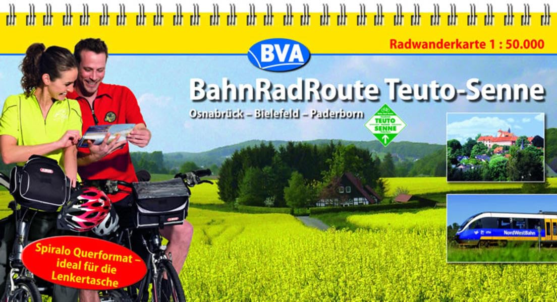 Teuto-Senne BahnRadRoute 1 : 50 000 Leisure, Home & Garden