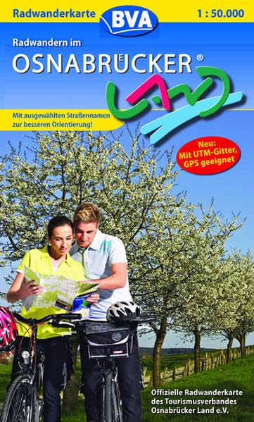 Radwanderkarte Osnabrücker Land: Maßstab 1:50.000 Leisure, Home & Garden