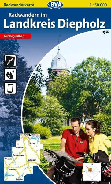 Landkreis Diepholz 1 : 50 000 Radwanderkarte Leisure, Home & Garden