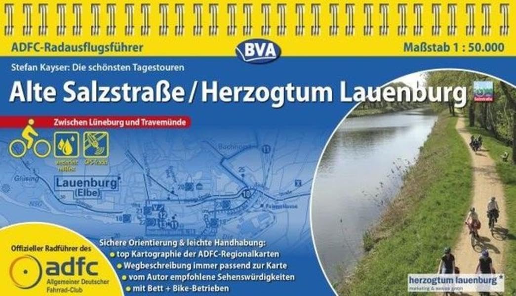 ADFC Radausflugsführer Alte Salzstraße / Herzogtum Lauenburg 1 : 50 000 Leisure, Home & Garden
