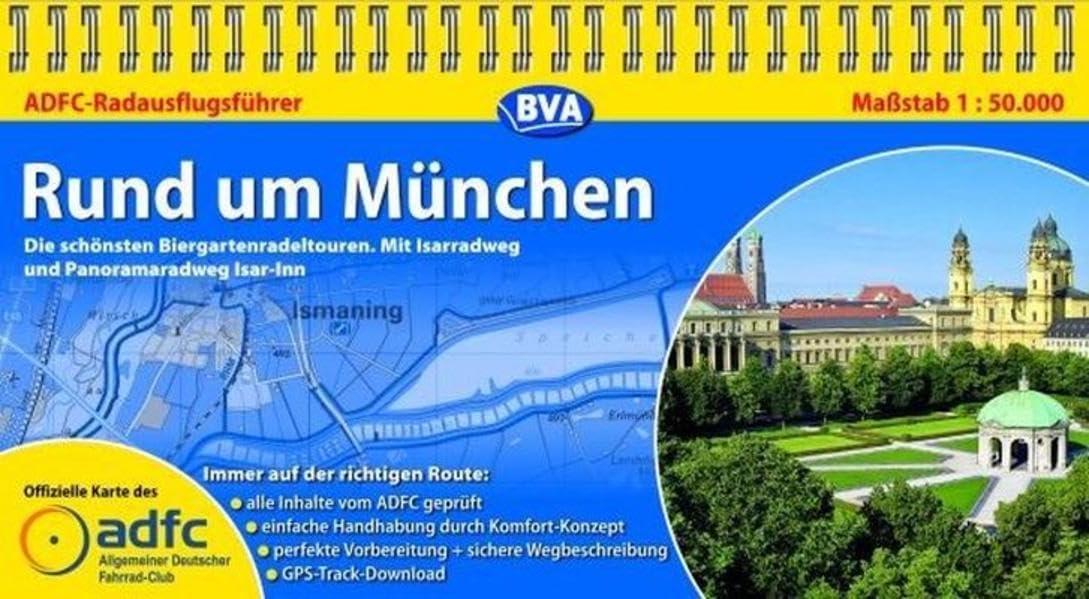 ADFC Radausflugsführer Rund um München 1 : 50 000. Biergartenradeltouren book