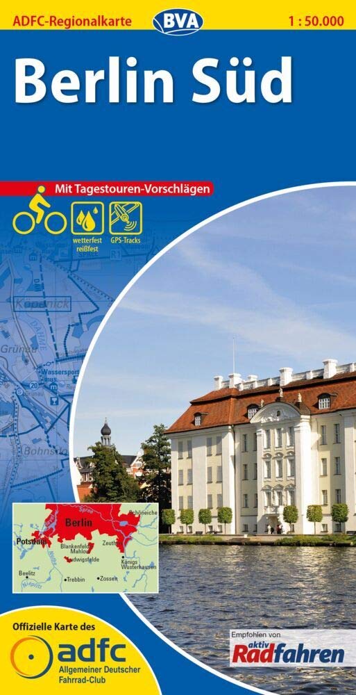 ADFC-Regionalkarte Berlin Süd 1 : 50 000 Leisure, Home & Garden