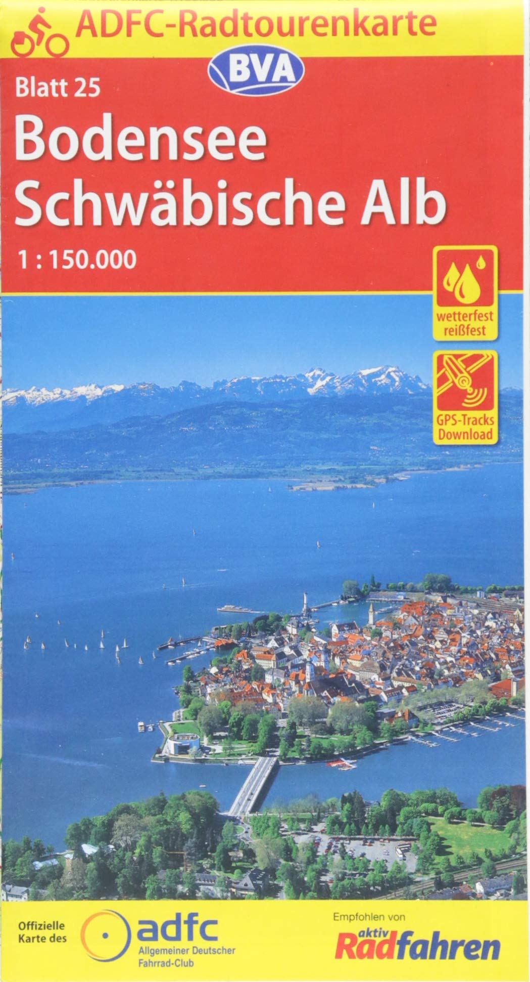 ADFC-Radtourenkarte 25 Bodensee Schwäbische Alb 1:150.000, reiß- und wetterfest, GPS-Tracks Download: Reiß- und wetterfest, GPS-Tracks Download. ... (ADFC) (ADFC-Radtourenkarte 1:150.000) Leisure, Home & Garden