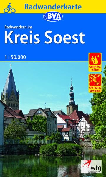 Radwanderkarte BVA Radwandern im Kreis Soest 1:50.000, reiß- und wetterfest, GPS-Tracks Download: Mit UTM-Gitter (Radwanderkarte 1:50.000) Leisure, Home & Garden