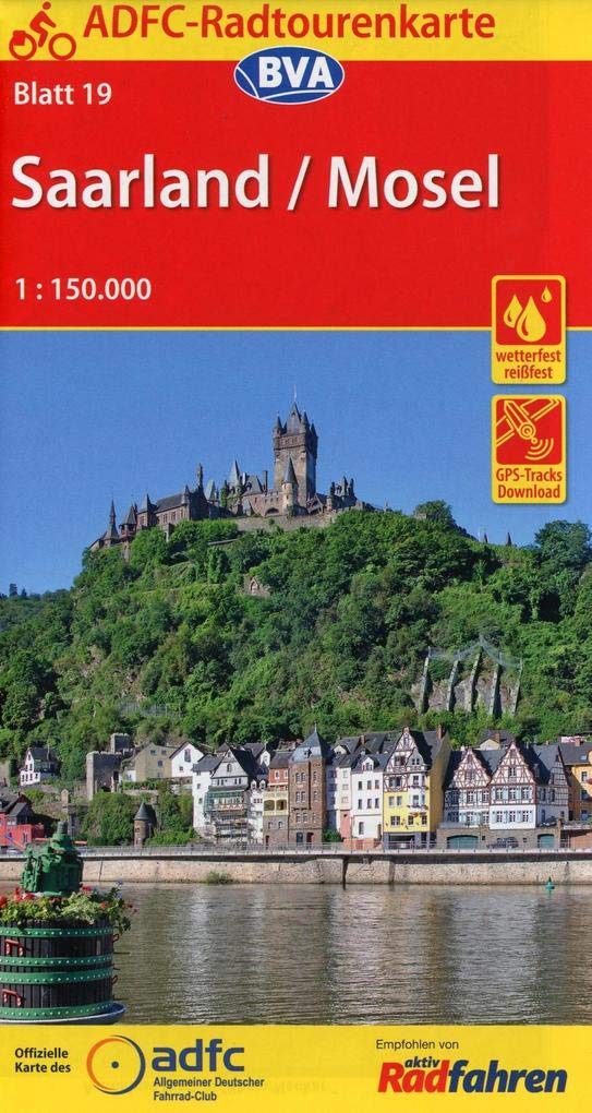 ADFC-Radtourenkarte 19 Saarland /Mosel 1:150.000 Leisure, Home & Garden