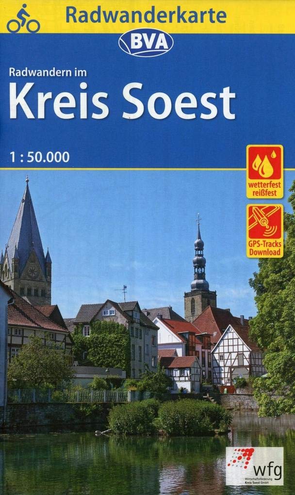 Radwanderkarte BVA Radwandern im Kreis Soest 1:50.000 book