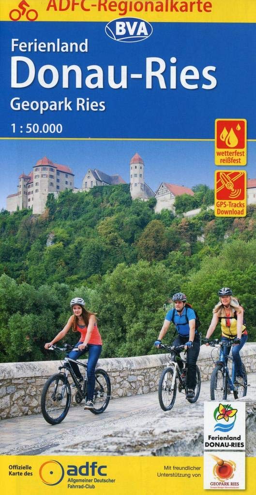 ADFC-Regionalkarte Ferienland Donau-Ries / Geopark Ries, 1:50.000 Leisure, Home & Garden