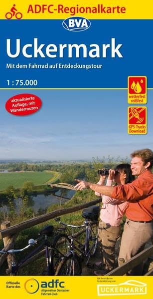 ADFC-Regionalkarte Uckermark, 1:75.000 Leisure, Home & Garden Books