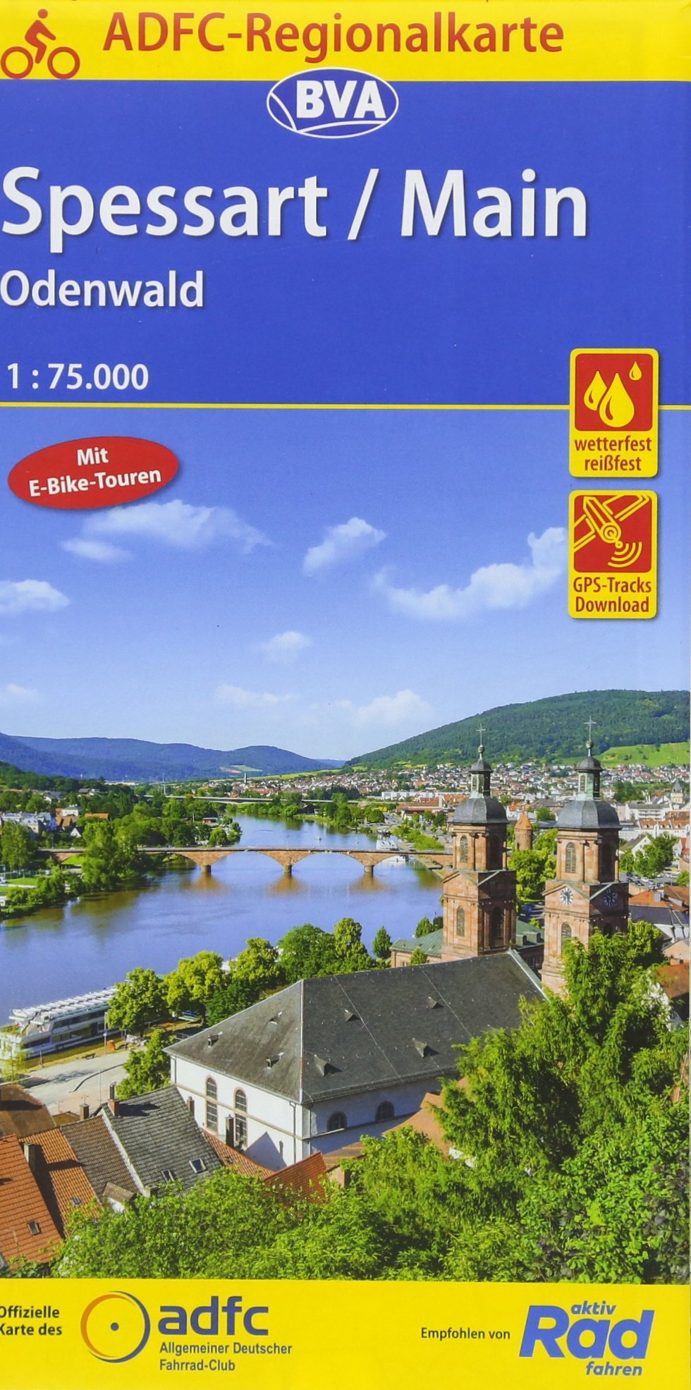 ADFC-Regionalkarte Spessart/Main/Odenwald, 1:75.000, reiß- und wetterfest, GPS-Tracks Download (ADFC-Regionalkarte 1:75000) Leisure, Home & Garden