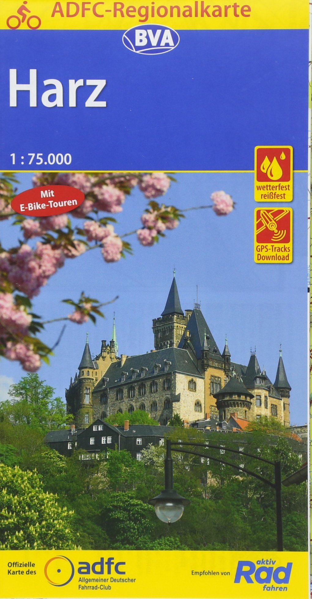 ADFC-Regionalkarte Harz, 1:75.000 Leisure, Home & Garden