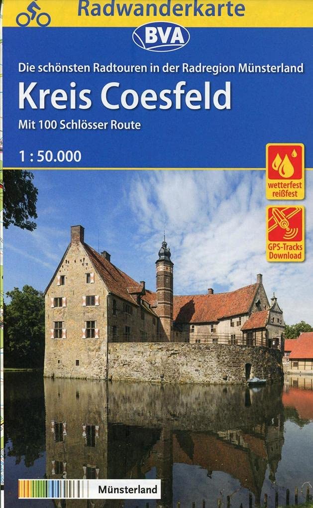 Radwanderkarte BVA Radregion Münsterland Kreis Coesfeld 1:50.000 Leisure, Home & Garden