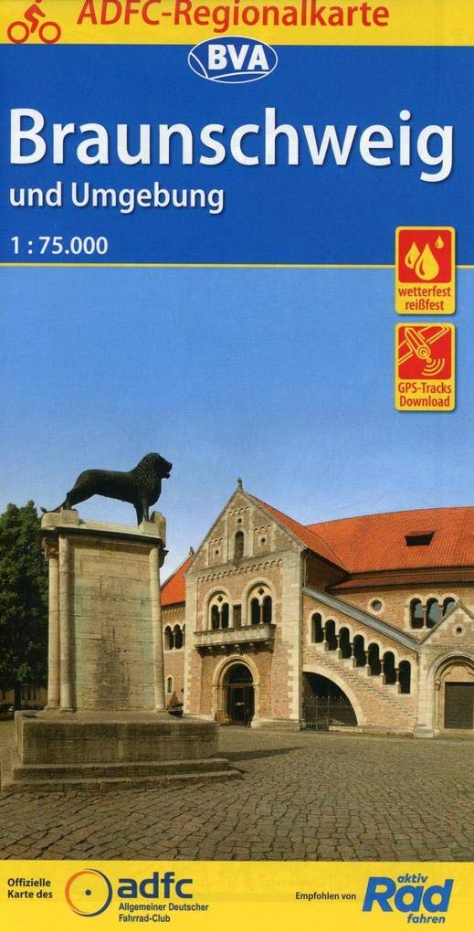 ADFC-Regionalkarte Braunschweig und Umgebung 1:75.000 Leisure, Home & Garden