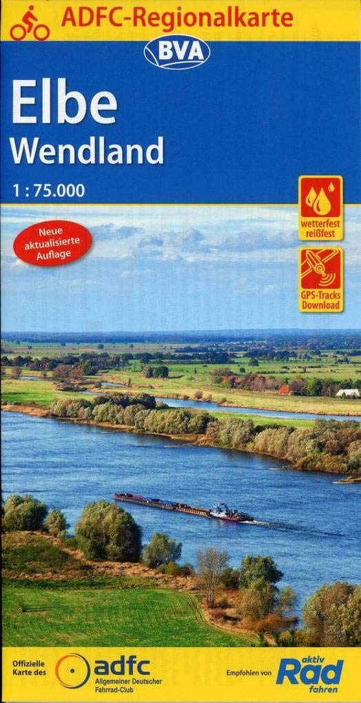 ADFC-Regionalkarte Elbe Wendland 1:75.000, reiß- und wetterfest, GPS-Tracks Download (ADFC-Regionalkarte 1:75000) Leisure, Home & Garden