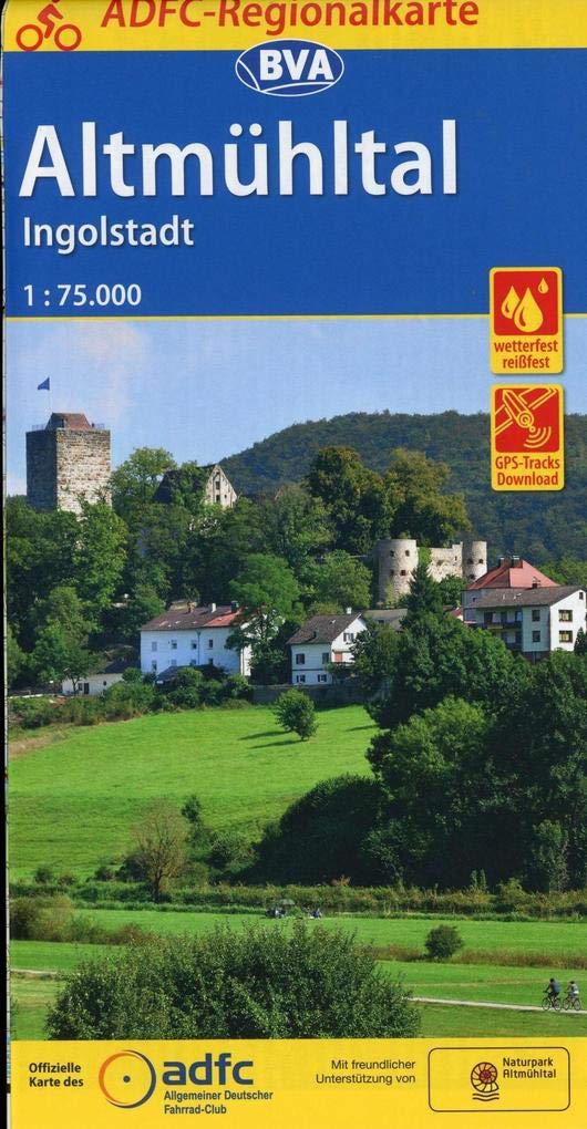 ADFC-Regionalkarte Altmühltal Ingolstadt, 1:75.000, reiß- und wetterfest, GPS-Tracks Download Leisure, Home & Garden