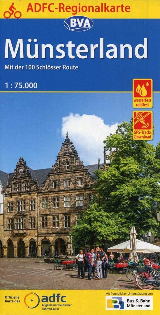 Münsterland cycling map book