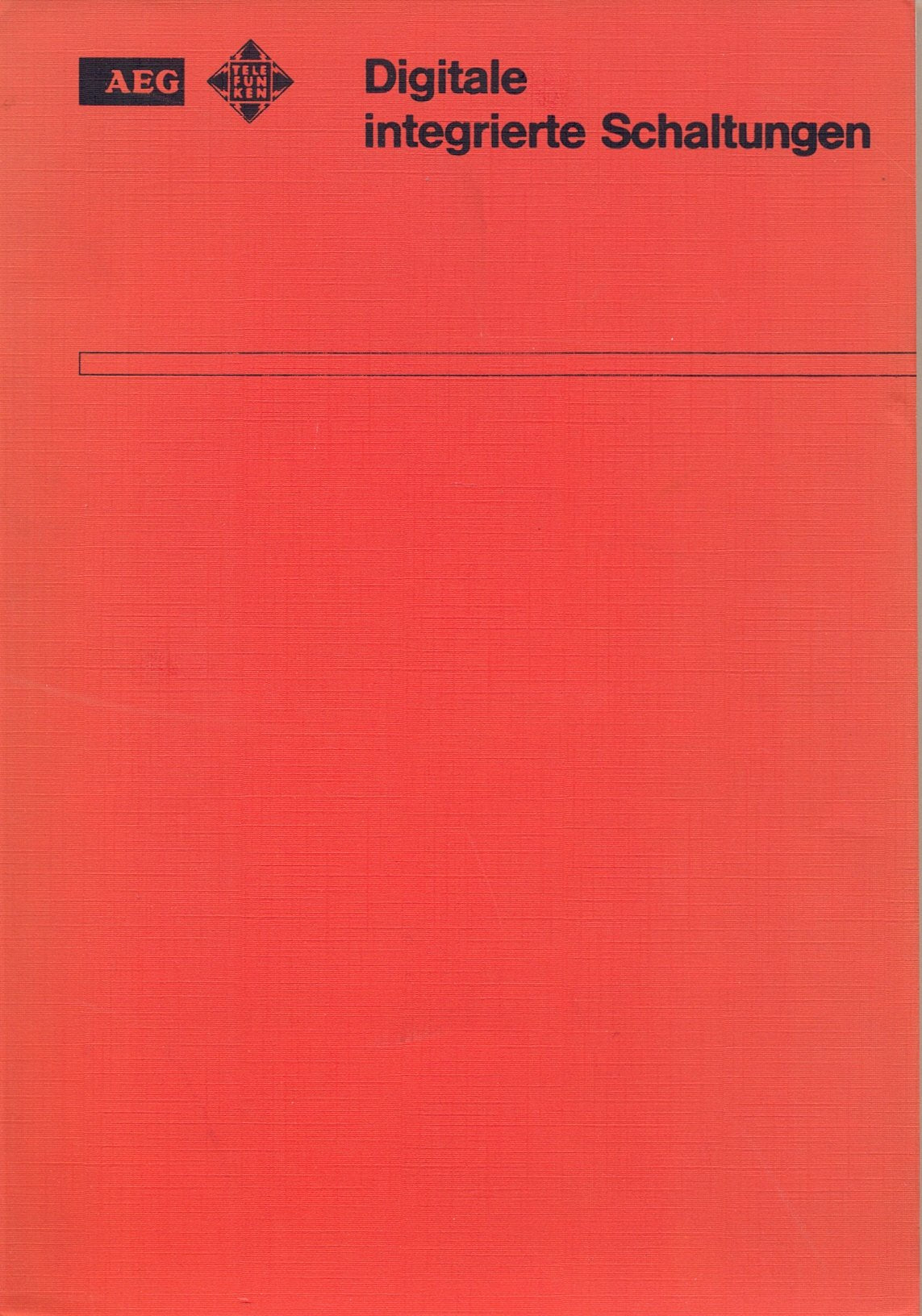 Telefunken-Fachbuch. Digitale integrierte Schaltungen. Books