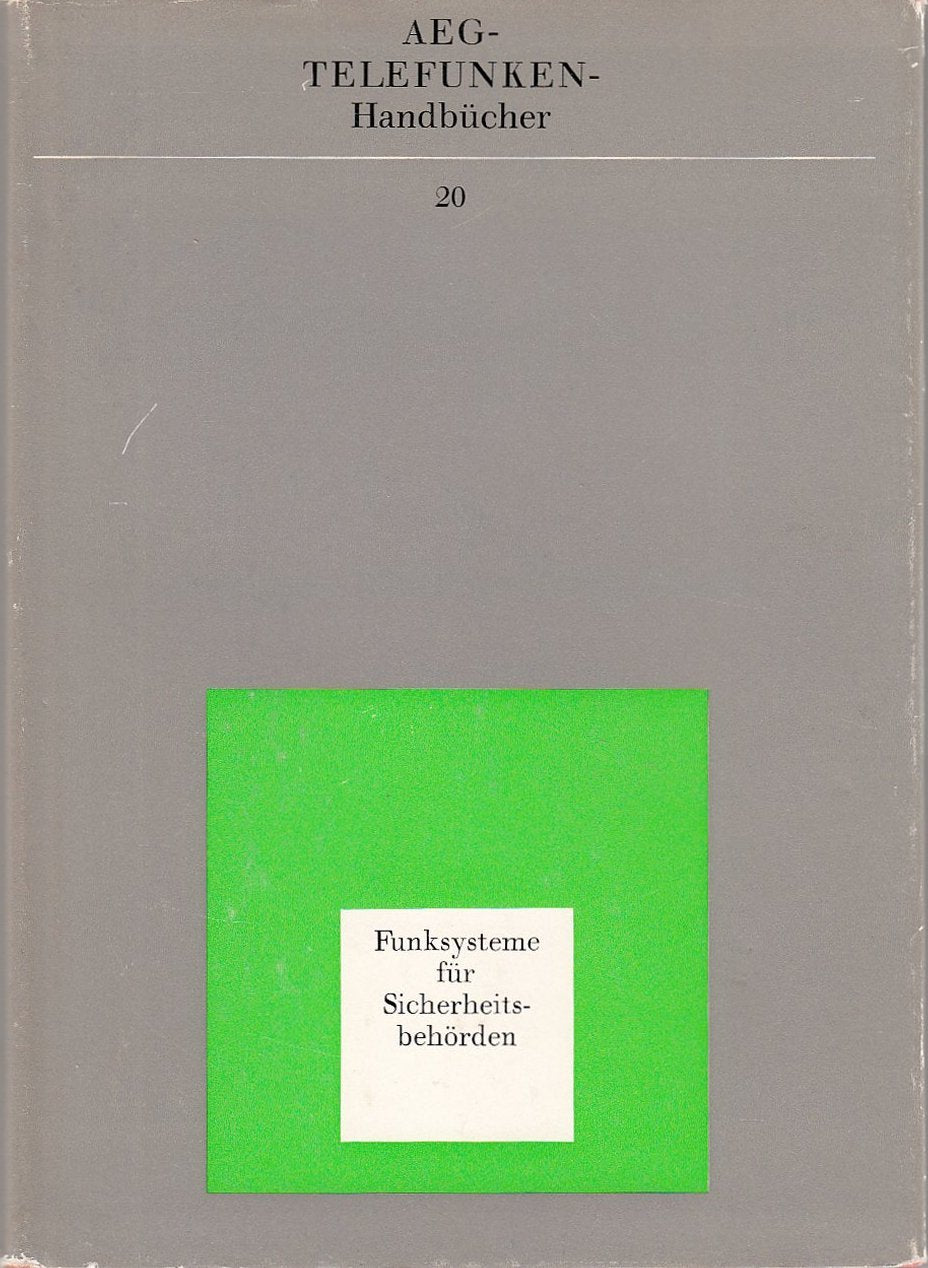 Funksysteme für Sicherheitsbehörden Books