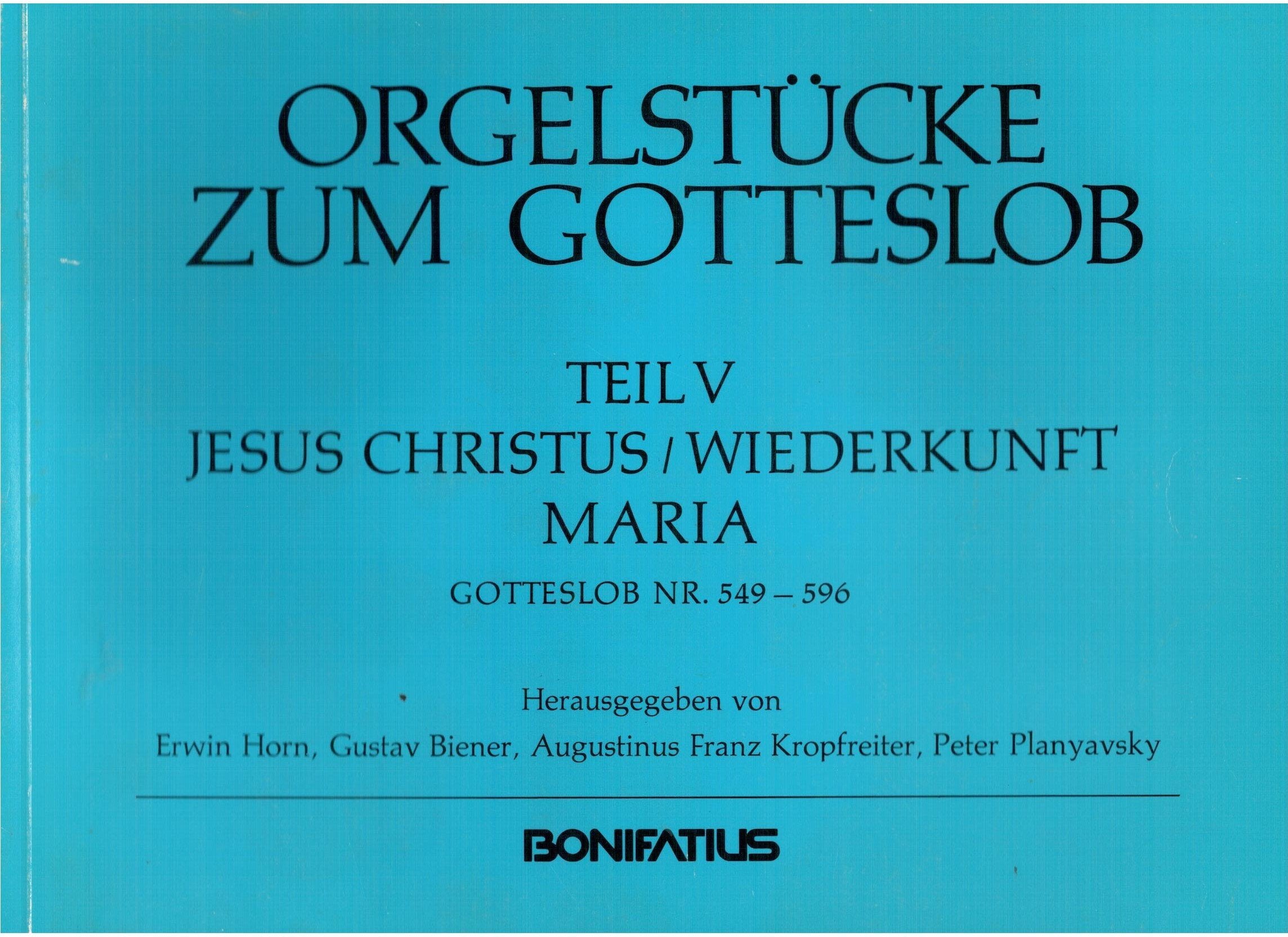 Orgelstücke zum Gotteslob. Vorspiele, Intonationen, Meditationen, Nachspiele: Jesus Christus, Wiederkunft, Maria Religion & Esotericism