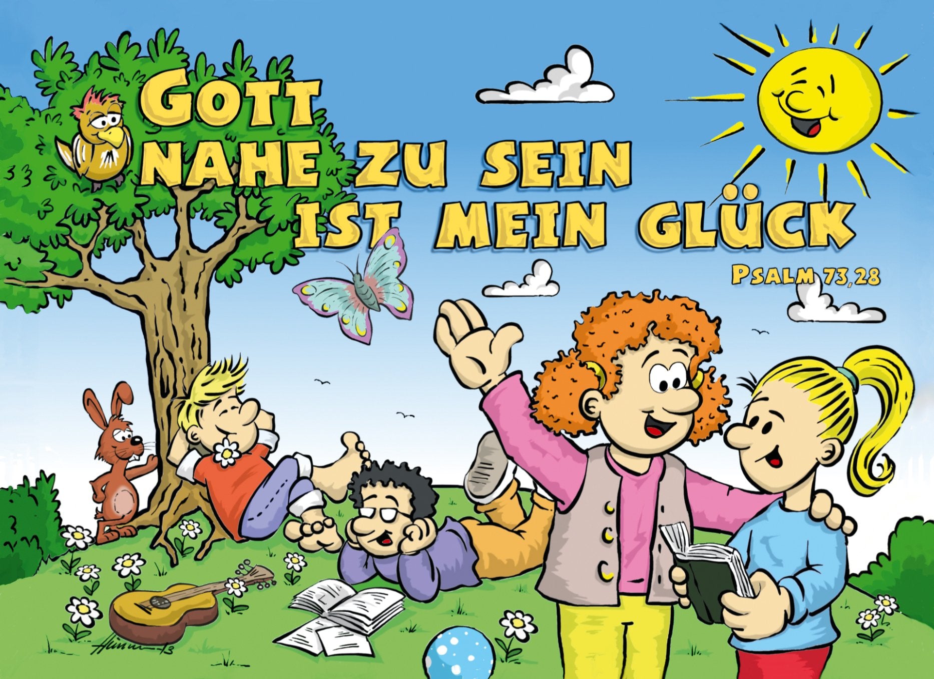 Jahreslosung 2014 für Kinder ab 8 Jahren: Set mit 10 Postkarten und Stundenentwurf: Psalm 73,28. Set mit 10 Postkarten und Stundenentwurf für Kinder ab 8 Jahren Religion & Esotericism