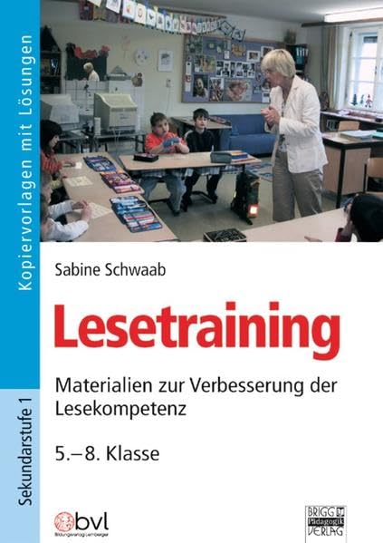 Brigg: Deutsch: Lesetraining 5.-8. Klasse. Kopiervorlagen mit Lösungen Study Guides