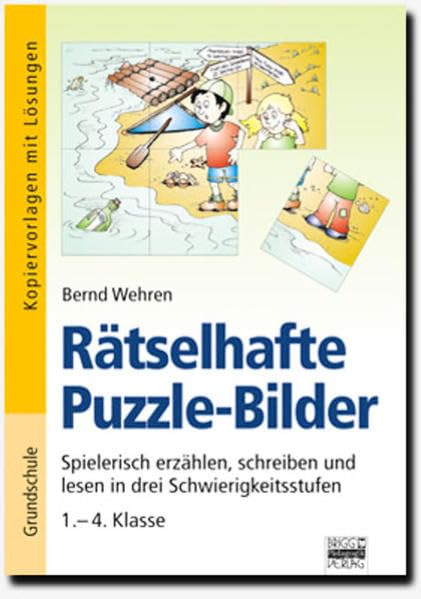 Brigg: Deutsch - Grundschule - Schreiben: Rätselhafte Puzzle-Bilder Study Guides