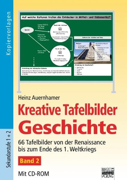Kreative Tafelbilder Geschichte: Band 2 - 66 Tafelbilder von der Renaissance bis zum Ende des 1. Weltkriegs: Kopiervorlagen mit CD-ROM Study Guides